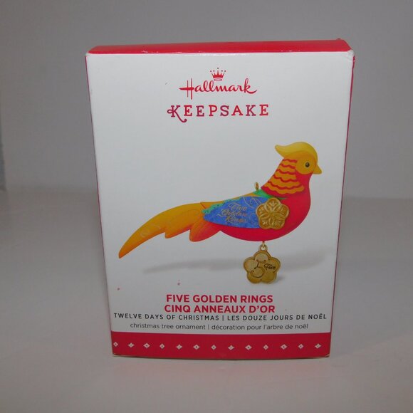 Hallmark Keepsake Christmas Ornament #5 FIVE GOLDEN RINGS 5th in Series 2015 - Picture 3 of 9